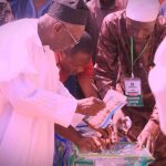 LG poll:  Former Nasarawa Speaker Balarabe, Ohimege Opanda cast vote in Umaisha