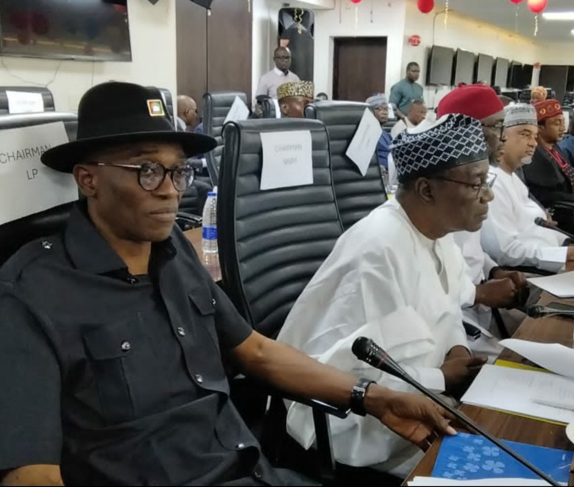 Acting INEC Chair, Agbamuche-Mbu meets Abure, other party leaders