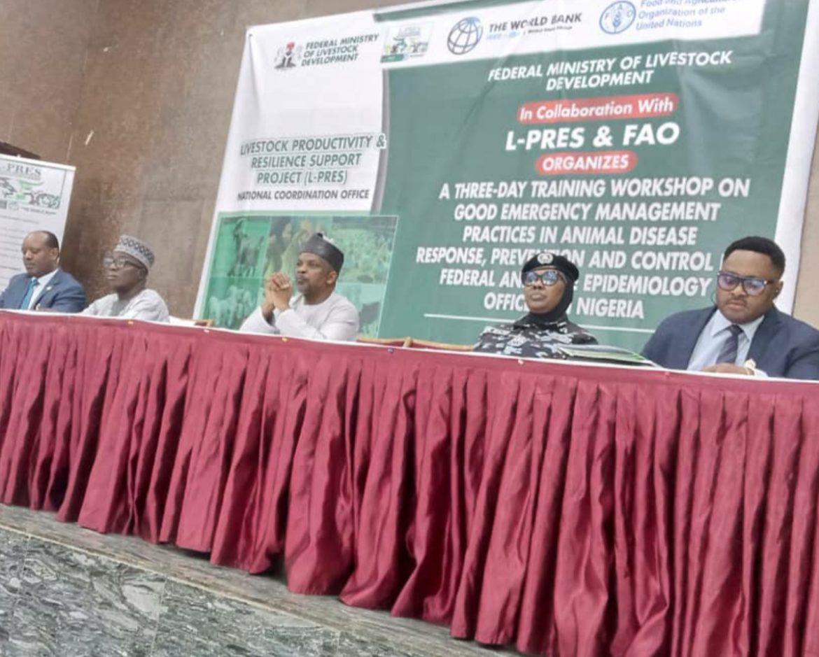 FG, L-PRES train officers on animal disease response