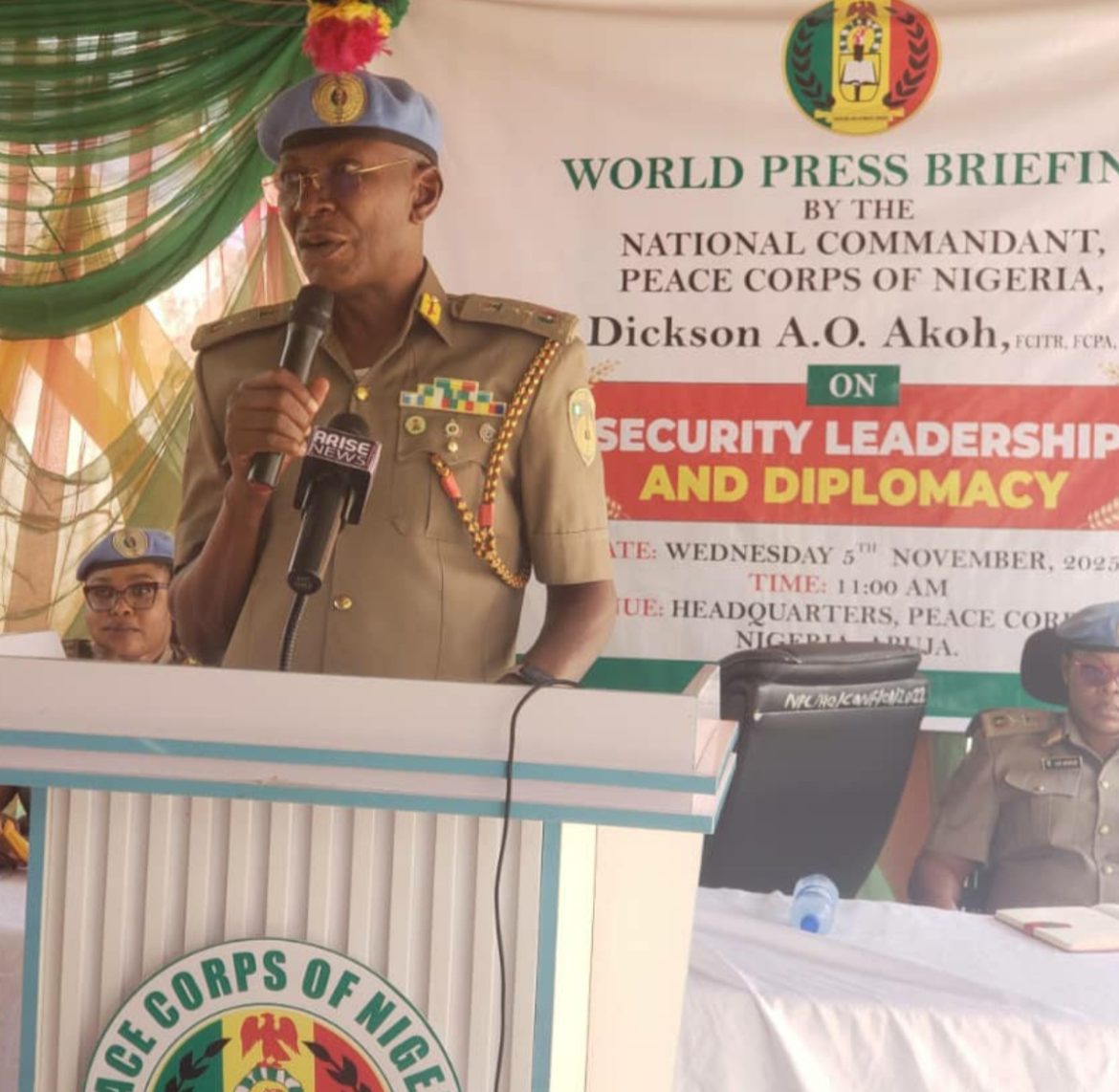 Peace Corps urges diplomacy over U.S. threats