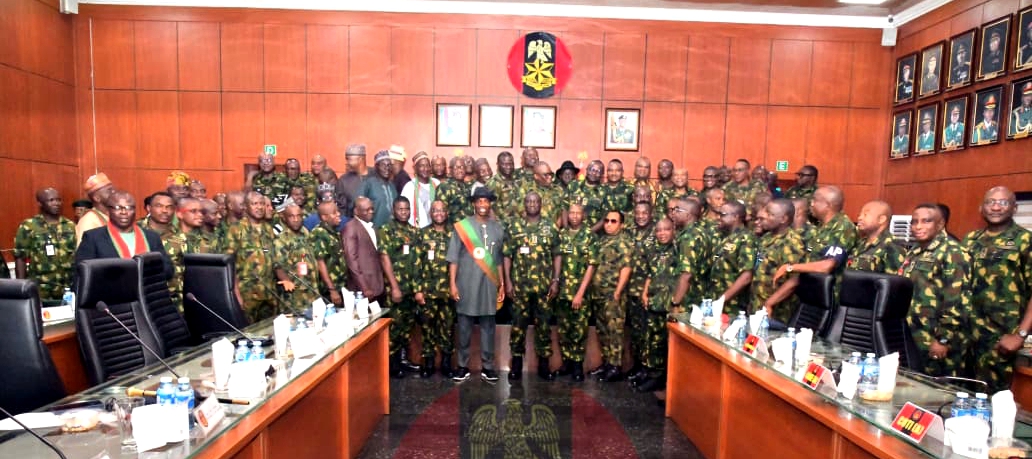COAS hosts course mates, seeks collective efforts to secure Nigeria