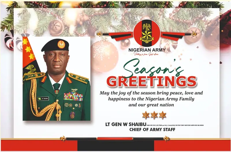 Yuletide: COAS felicitates troops, pledges improved welfare, combat readiness
