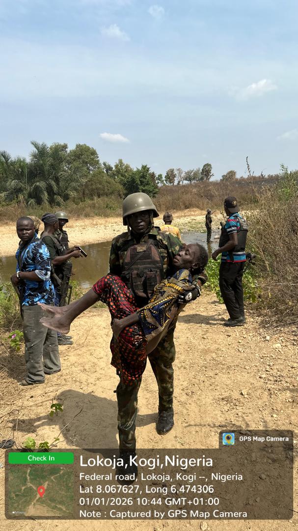 Troops rescue 5 kidnap victims in Kogi forest, recover bodies