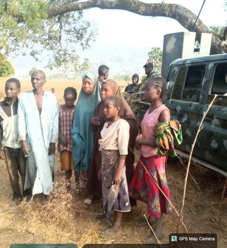 Army, police rescue 8 kidnap victims in Kaduna forest