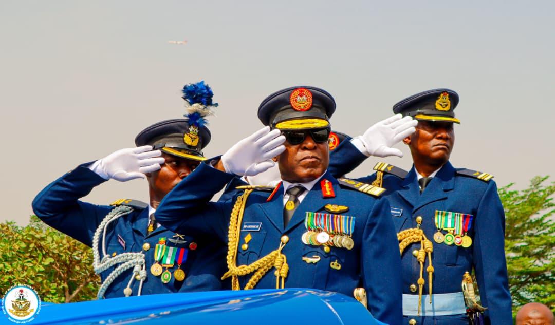 NAF flies out immediate past Air Chief Abubakar in colourful ceremony