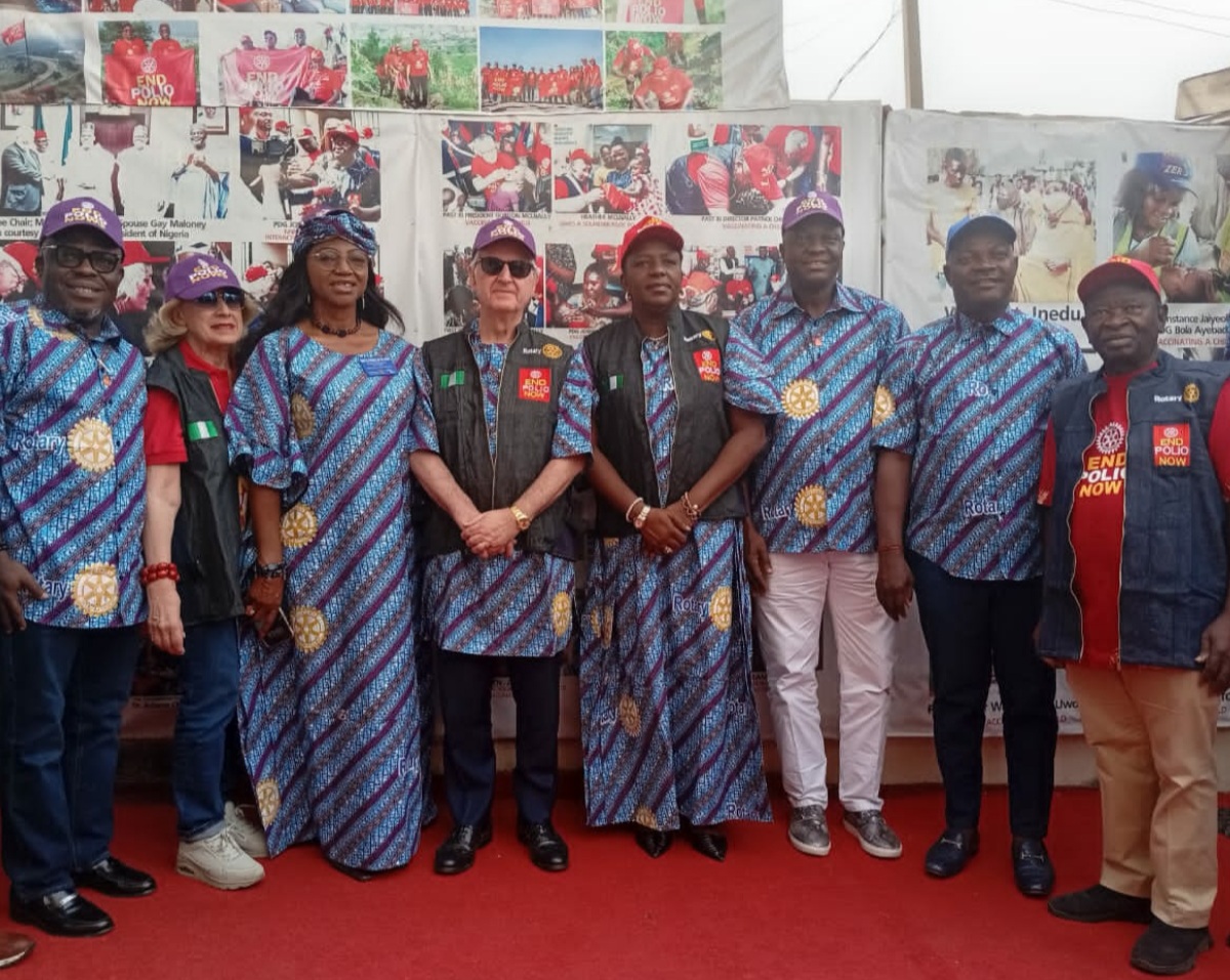 Polio: Rotary President canvasses 97% children immunisation worldwide to end scourge
