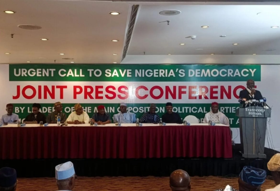 Opposition parties reject new Electoral Act, demand fresh amendment