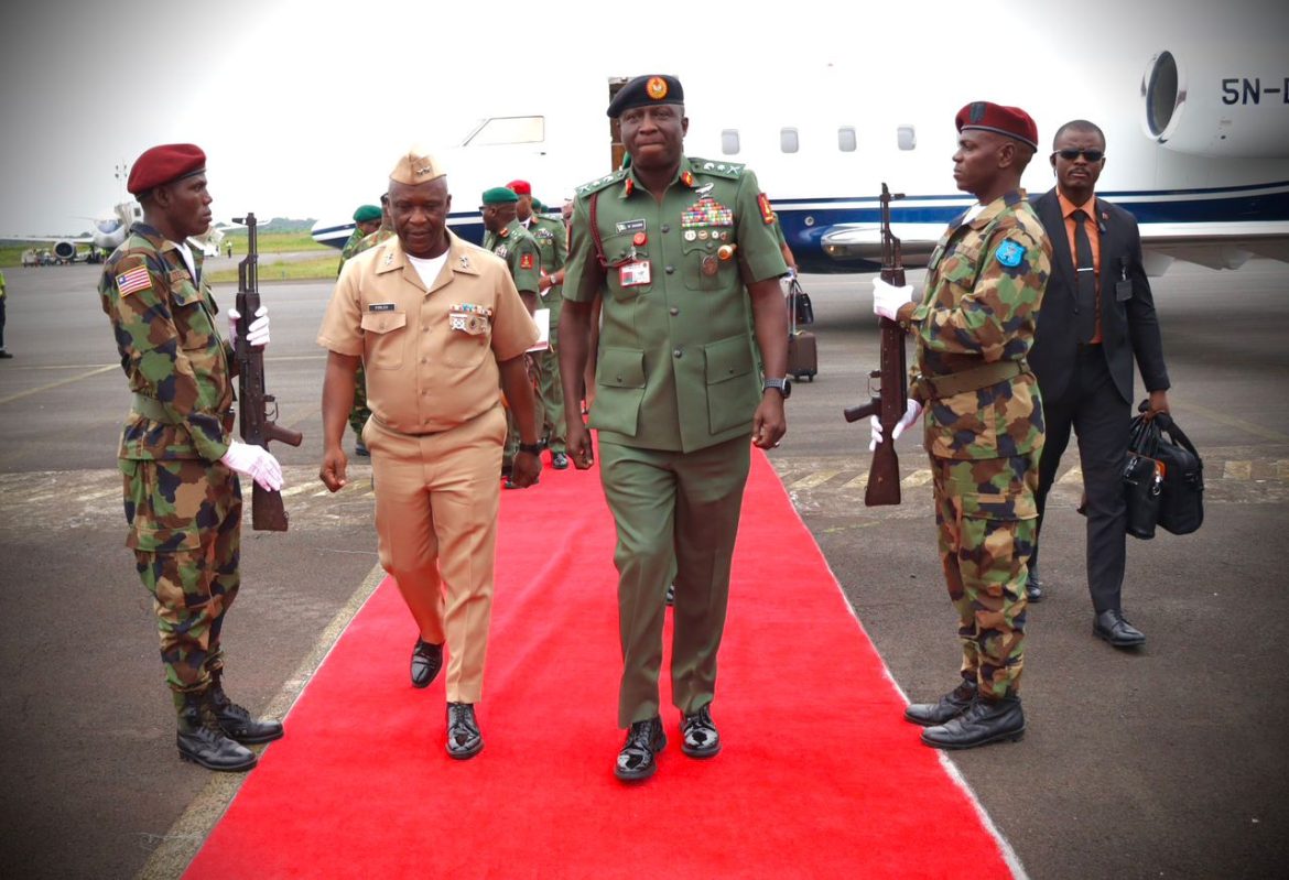 COAS arrives in Liberia for 69th Armed Forces Day