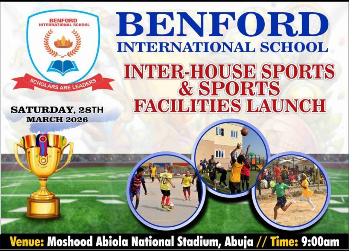 Benford International School, Abuja to Hold Inter-House Sports and Launch “Play, Swim and Grow” Fund-Raising Campaign
