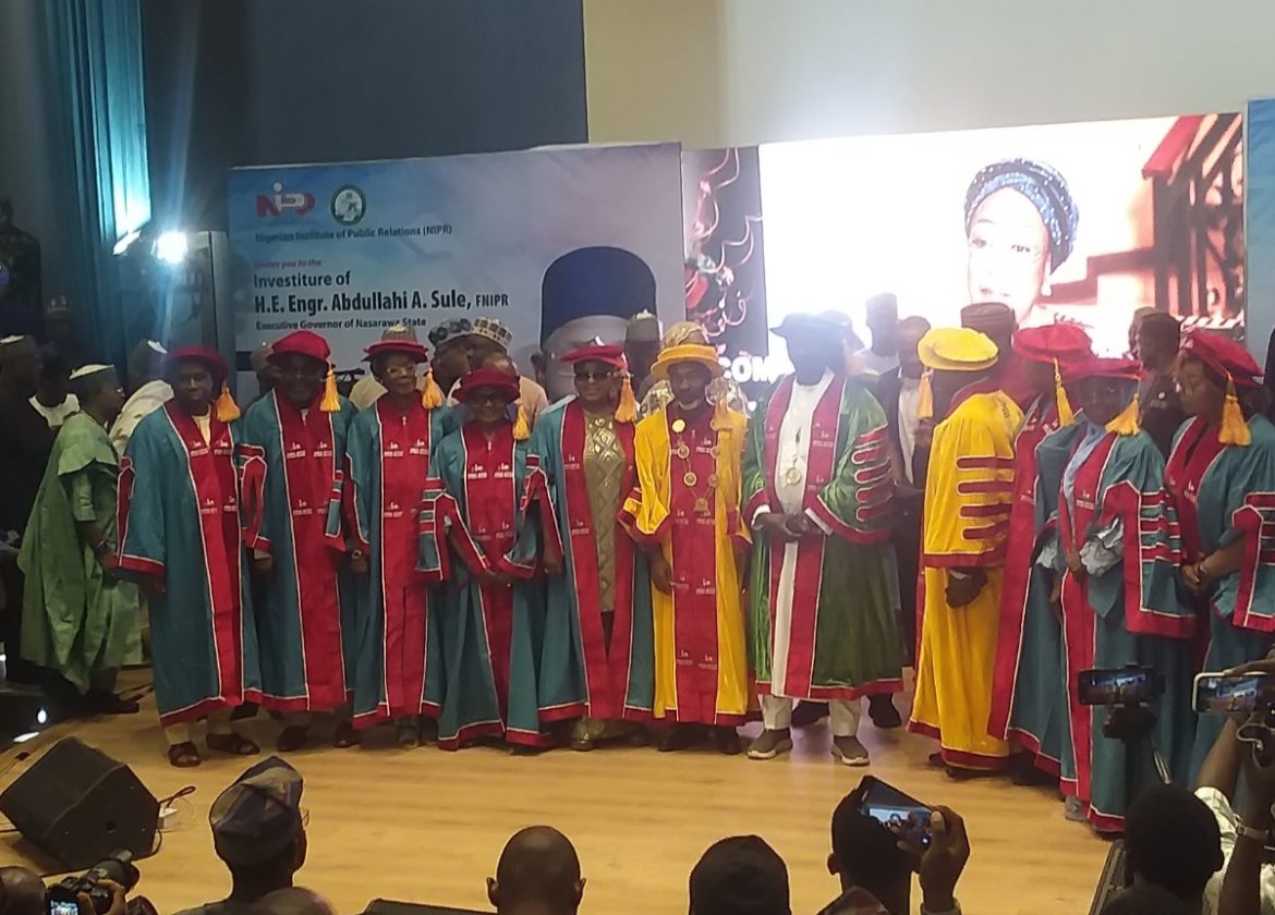 Gov. Sule commends NIPR for promoting purposeful leadership