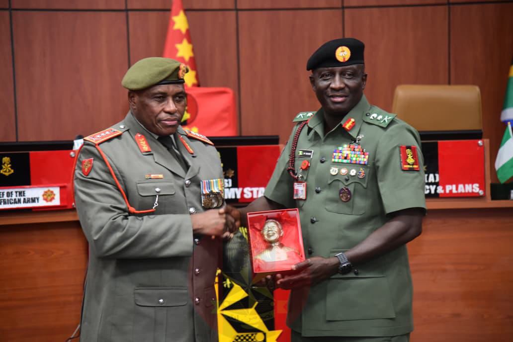 Nigeria, S/Africa Armies to strengthen training partnership to tackle emerging threats