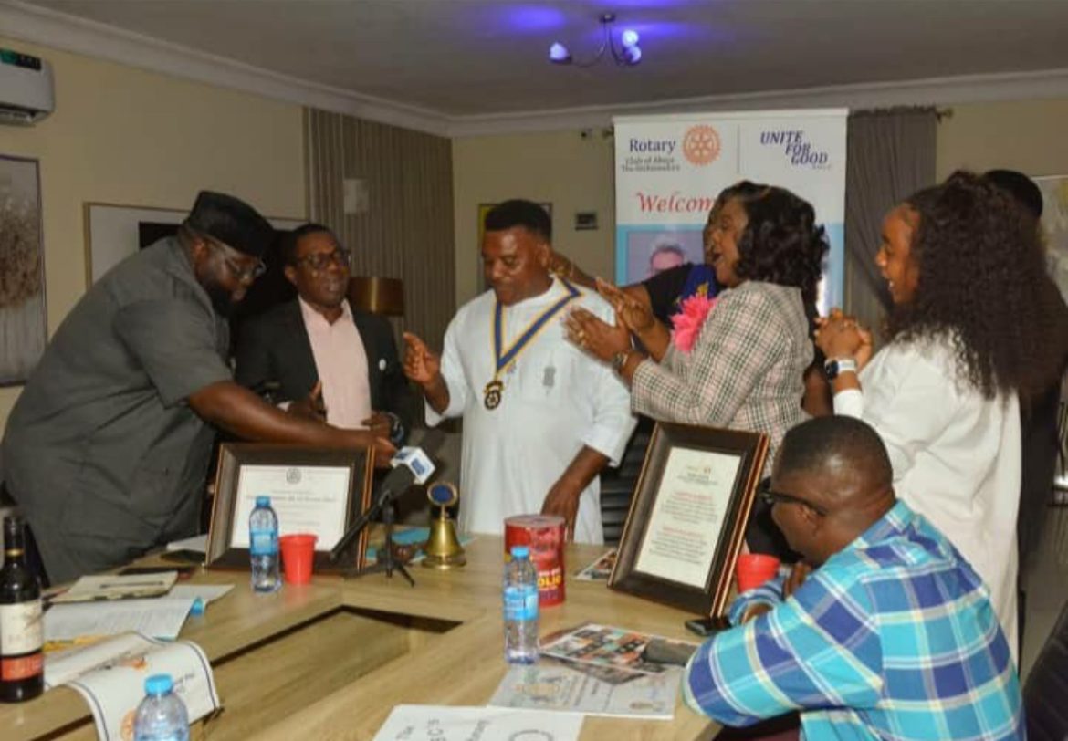Rotarian Nelly Williams Bows Out, Urges Sustained Community Service at Abuja Ambassadors’ Handover*