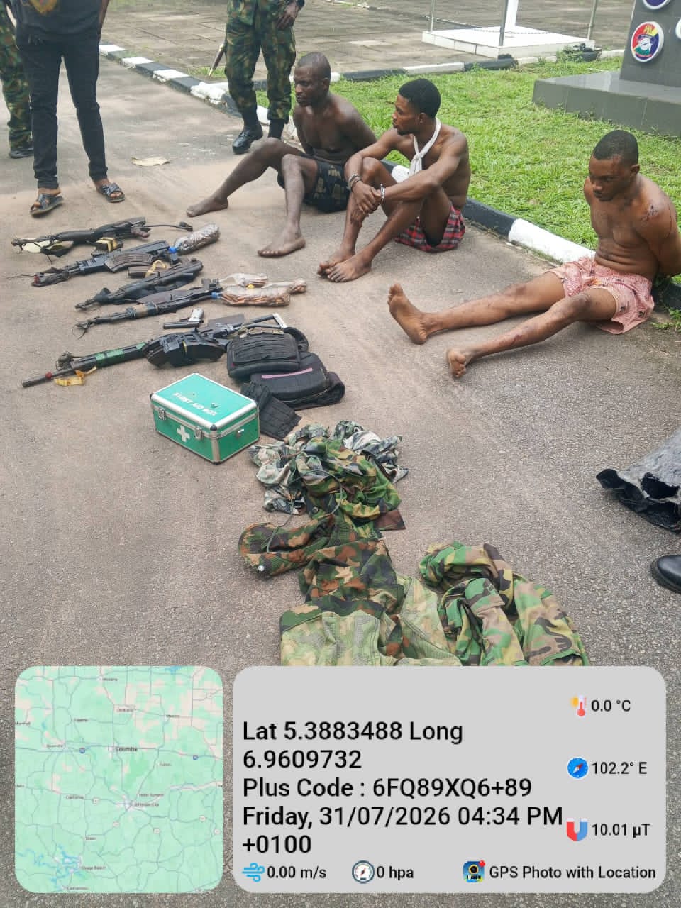 Military pressure forces IPOB/ESN fighters to surrender arms in South-East