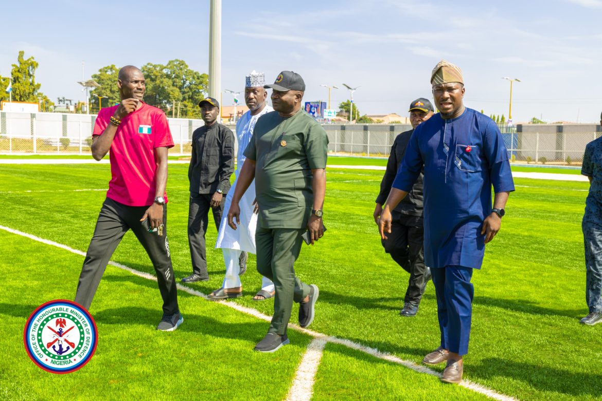 Defence Minister inspects Kaduna venue ahead of APC campaign flag-off